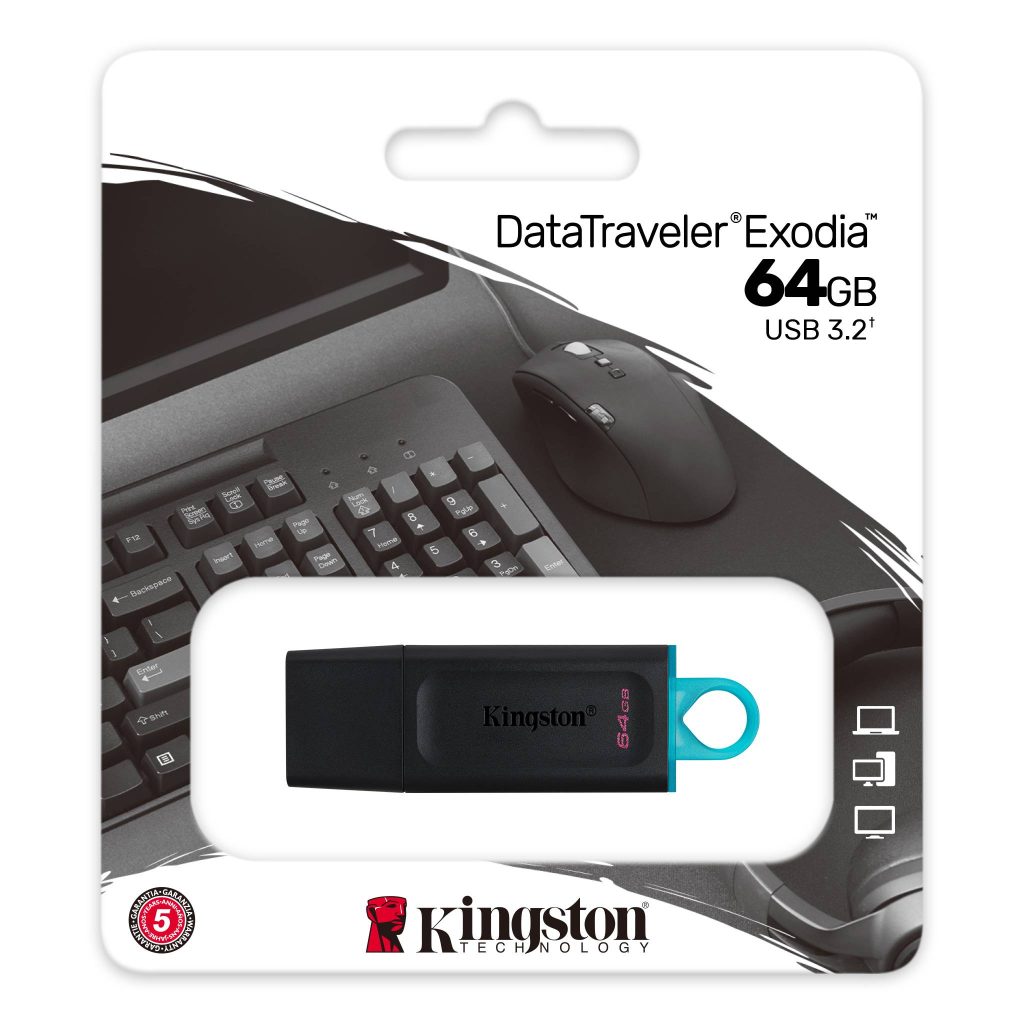 USB-Flash Kingston 64GB DataTraveler Exodia черная USB 3.2