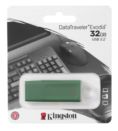 USB-Flash Kingston 32GB DataTraveler Exodia зеленая USB 3.2