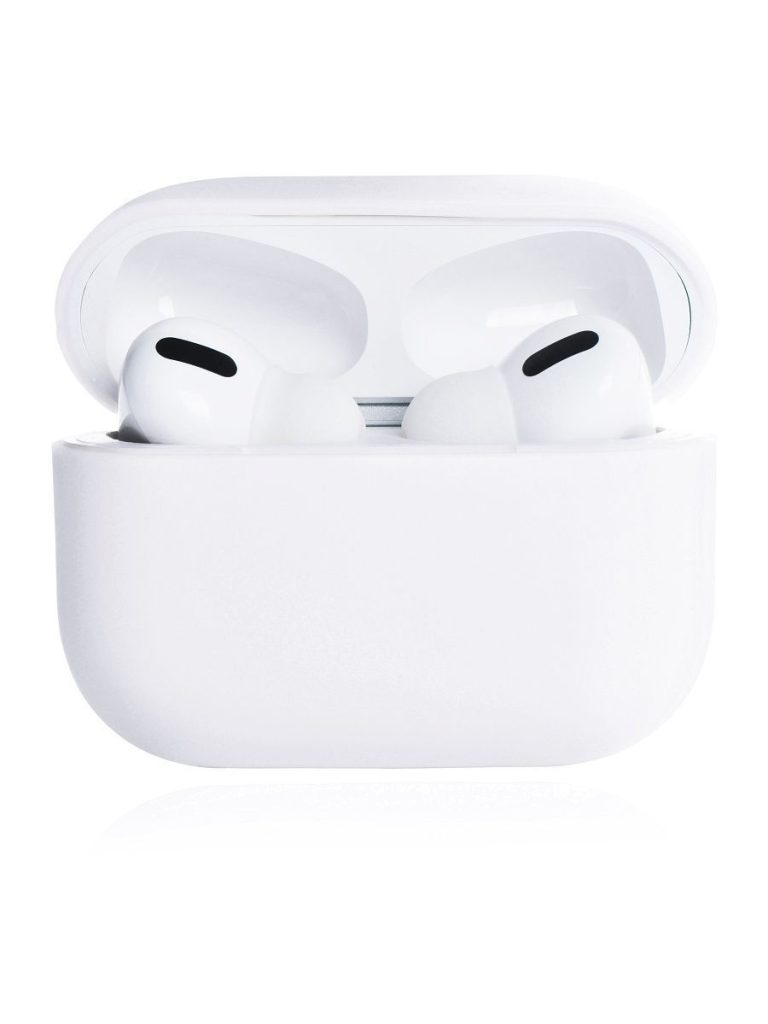 Чехол для AirPods Pro силикон белый