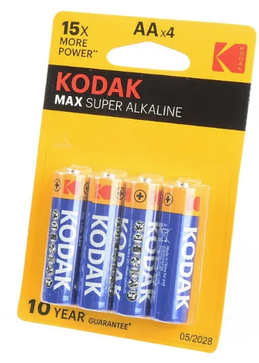 Элемент питания KODAK LR6-4BL Alkaline (1шт)