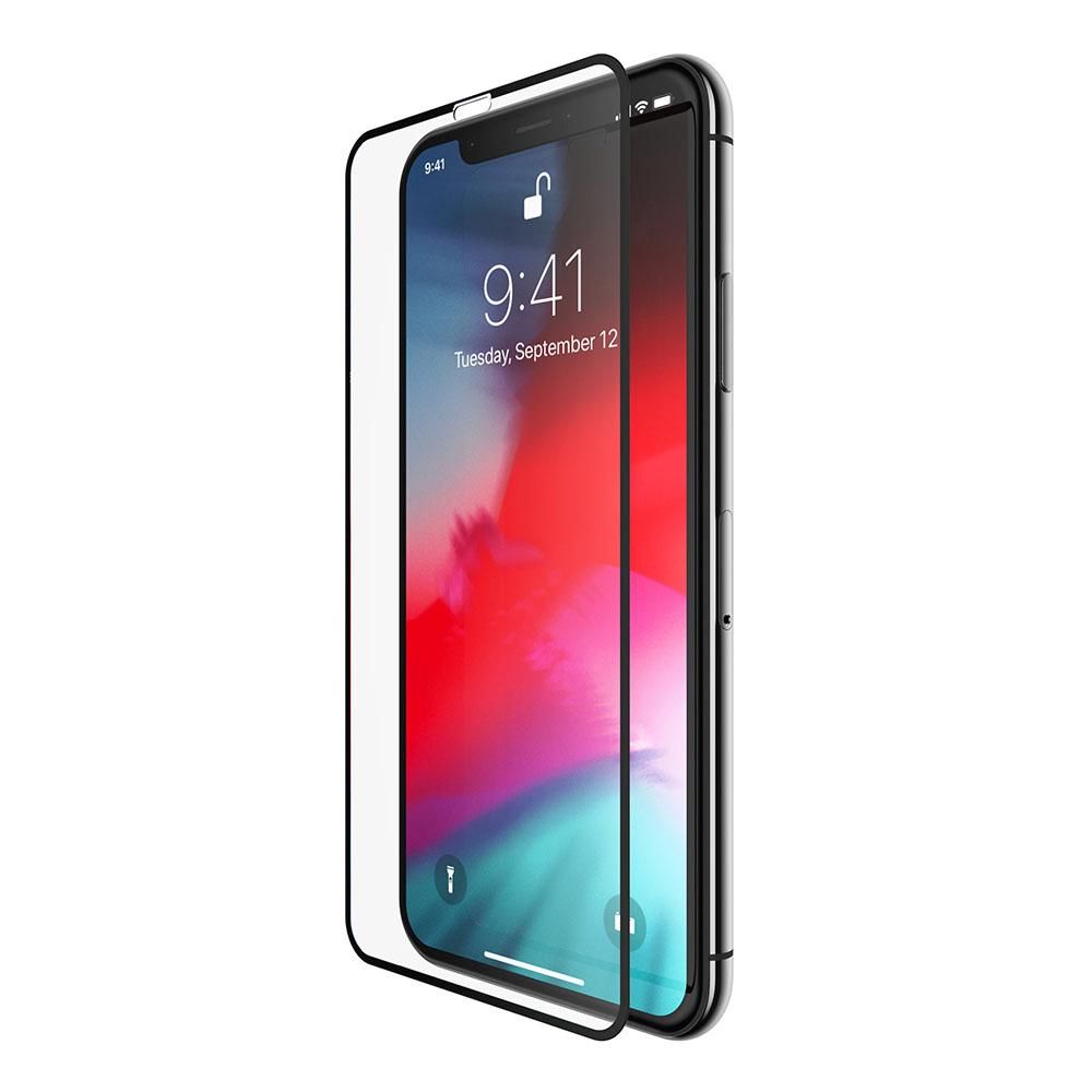 Защитное стекло iPhone X/XS/11 Pro 2D Широкая рамка черное