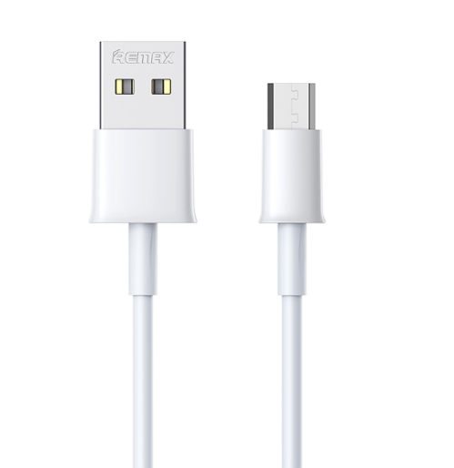 Дата-кабель Remax RC-163m microUSB белый