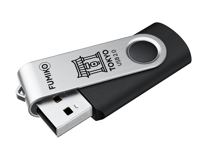 USB-Flash 128GB Fumiko Tokyo черная