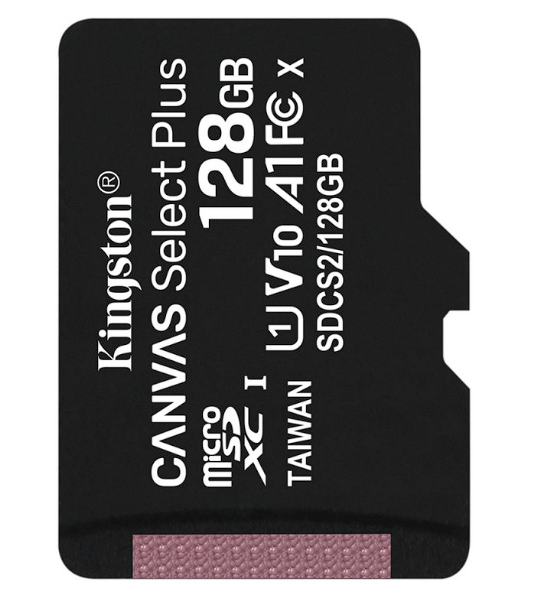 Карта памяти MicroSD Kingston 128GB (Class 10)