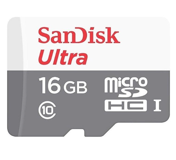 Карта памяти MicroSD SanDisk 16GB (Class 10)