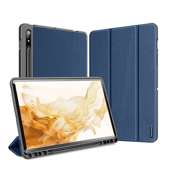 Чехол-книжка Samsung Tab S8(X700/X706)/S7(T870/T875/T876B) Dux Ducis DOMO синий