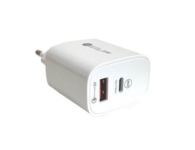 СЗУ USB + USB-C GSM 41-AC, PD20W, белый