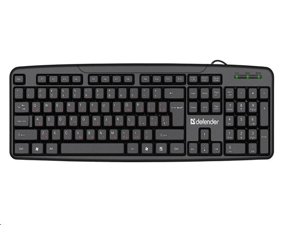 Клавиатура USB Defender Astra HB-588 черная