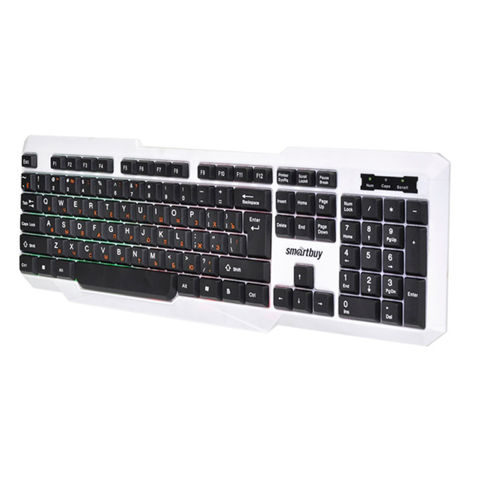 Клавиатура игровая SmartBuy SBK-333U-WK белая, USB