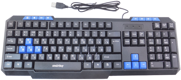 Клавиатура игровая SmartBuy SBK-221U-K черная, USB
