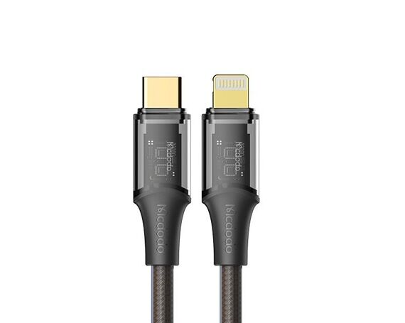 Кабель McDodo CA-1590 Type C - Lightning черный 1,2м