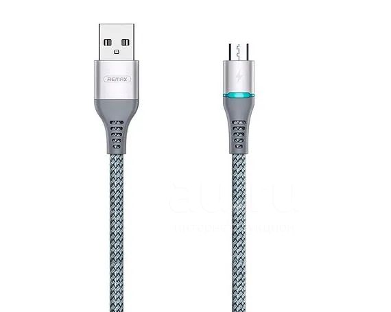 Кабель Remax RC-152m microUSB - USB серый