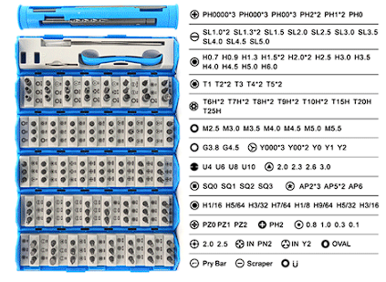 Набор отверток SUNSHINE SS-5120 (128 в 1)