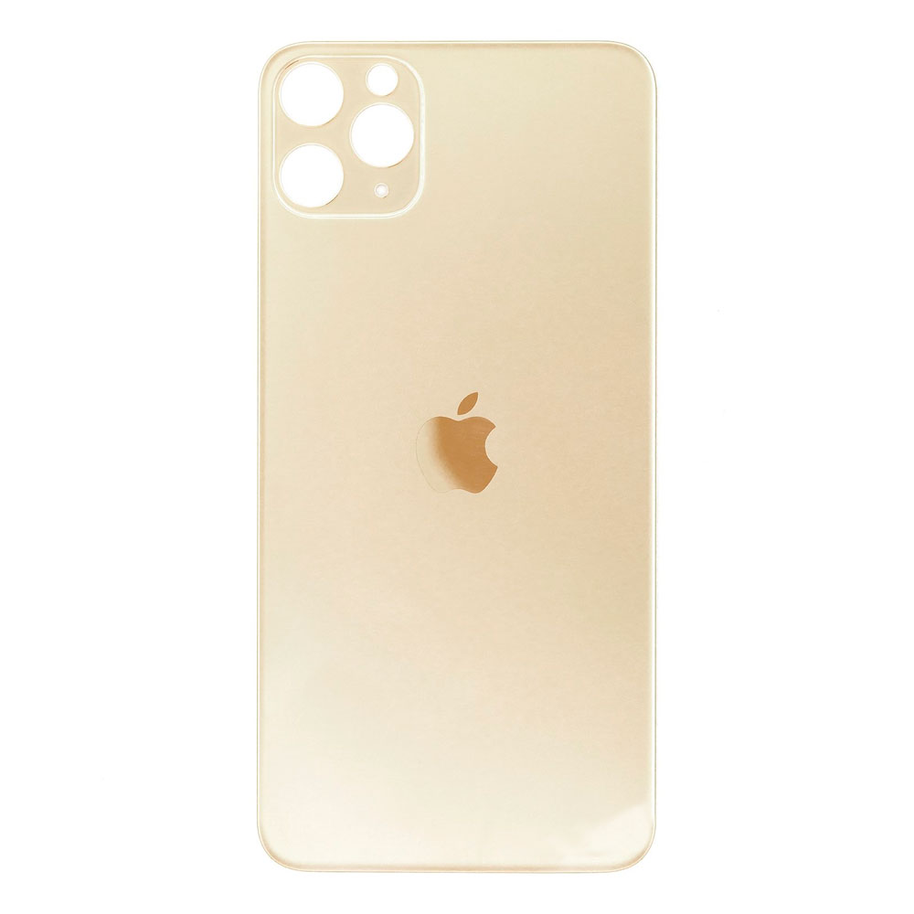 Задняя крышка iPhone 11 Pro (c увеличенным вырезом под камеру) золото