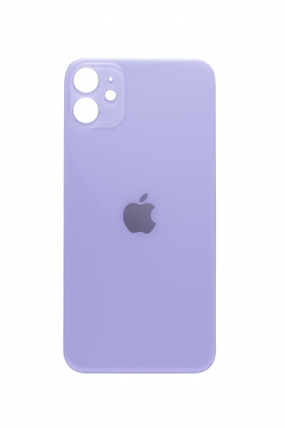 Задняя крышка iPhone 11 (c увеличенным вырезом под камеру) фиолетовая