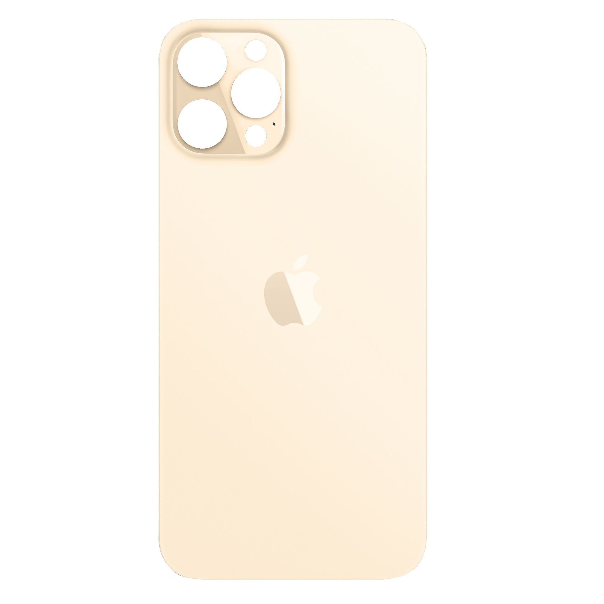 Задняя крышка iPhone 12 Pro Max (c увеличенным вырезом под камеру) золото