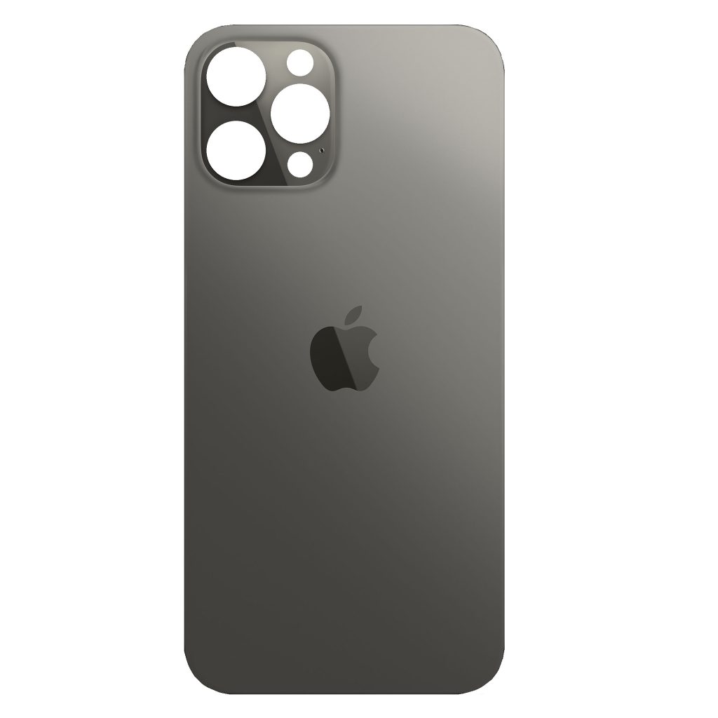 Задняя крышка iPhone 12 Pro (c увеличенным вырезом под камеру) черный