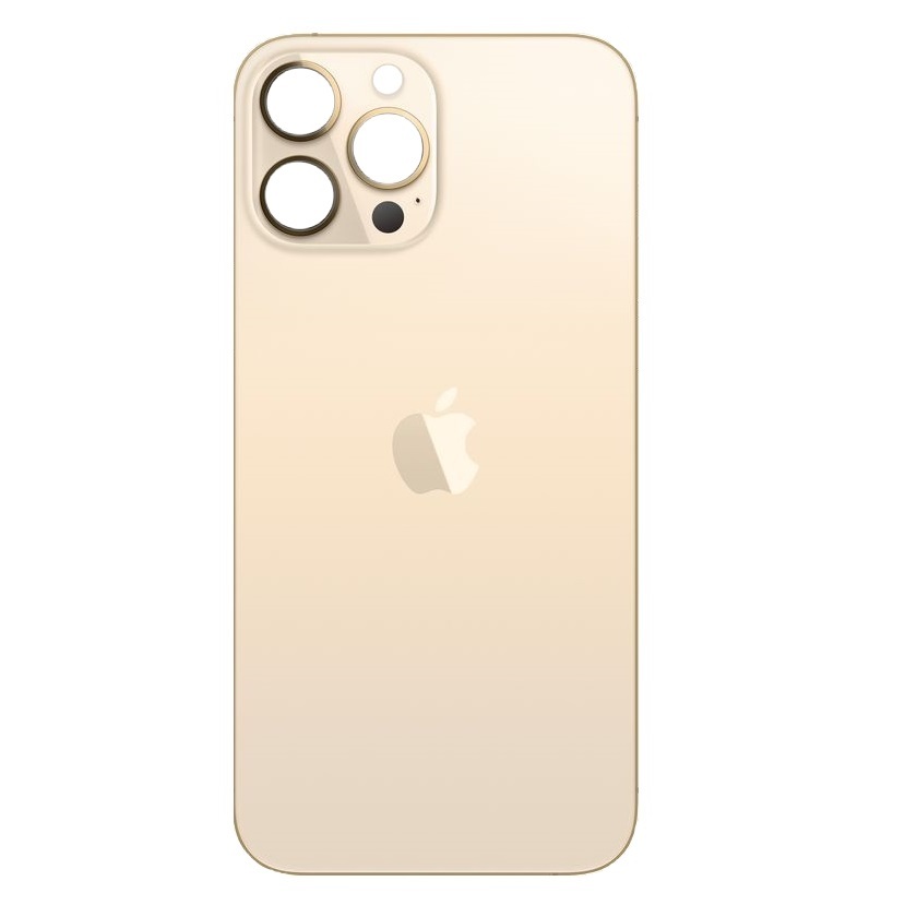 Задняя крышка iPhone 13 Pro Max (c увеличенным вырезом под камеру) золото