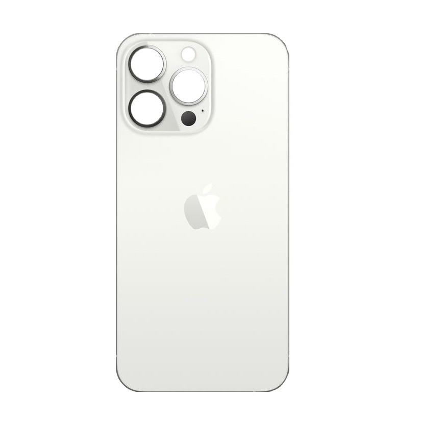 Задняя крышка iPhone 13 Pro Max (c увеличенным вырезом под камеру) белая