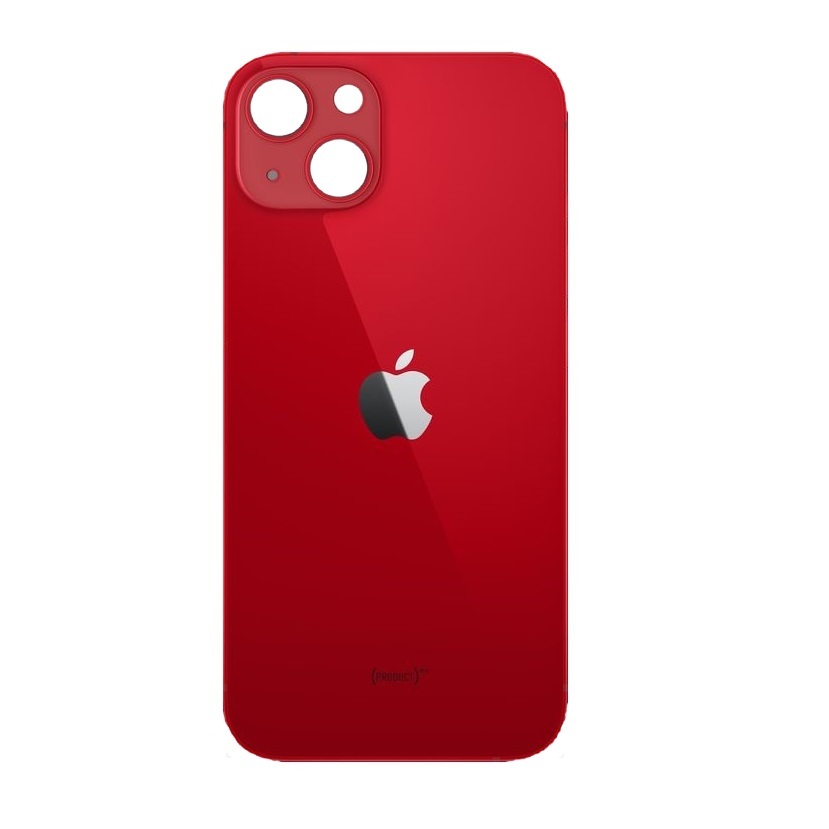 Задняя крышка iPhone 13 (c увеличенным вырезом под камеру) красный