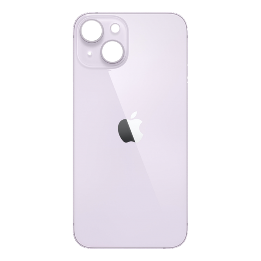 Задняя крышка iPhone 14 Plus (c увеличенным вырезом под камеру) фиолетовый