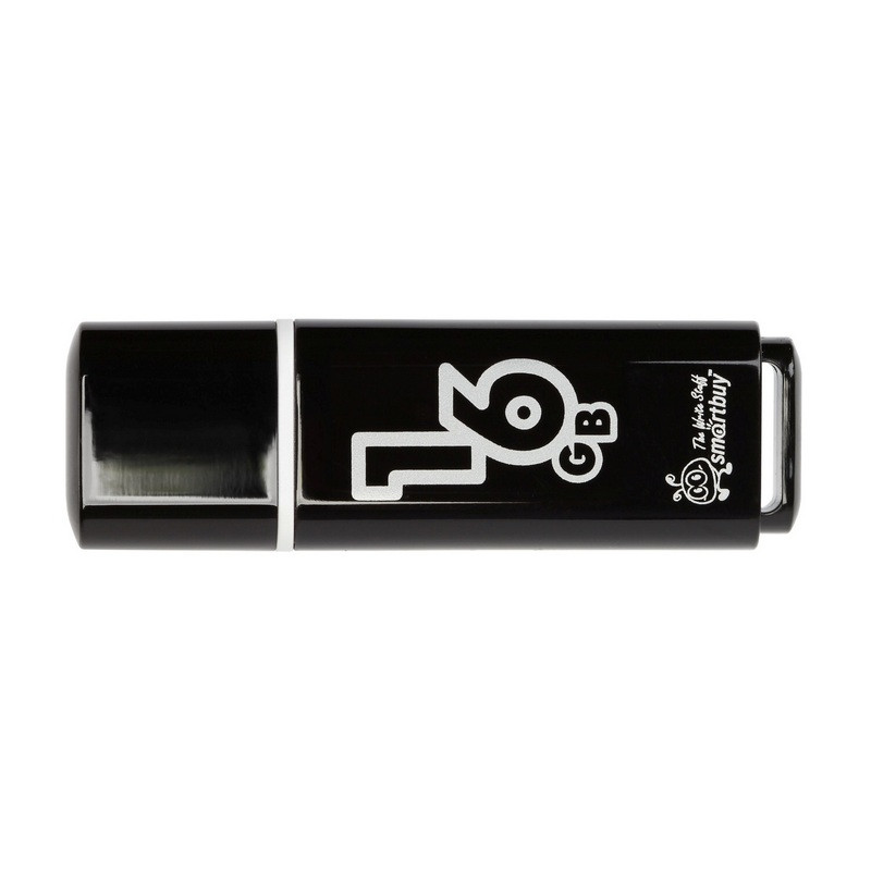 USB-Flash 16GB Smart Buy Glossy черная (USB 3.0)