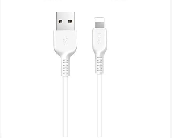 Дата-кабель Hoco iPhone 8pin X20 2.4A 1м белый