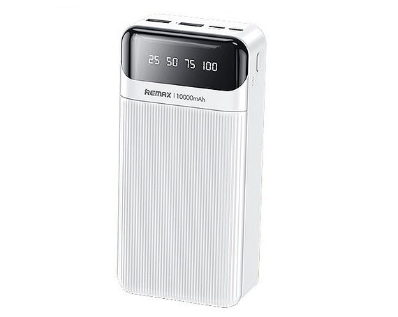 Внешний аккумулятор Power Bank 30000 mAh Remax RPP-103 белый