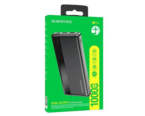 Внешний аккумулятор Power Bank 10000 mAh Borofone BJ24 черный