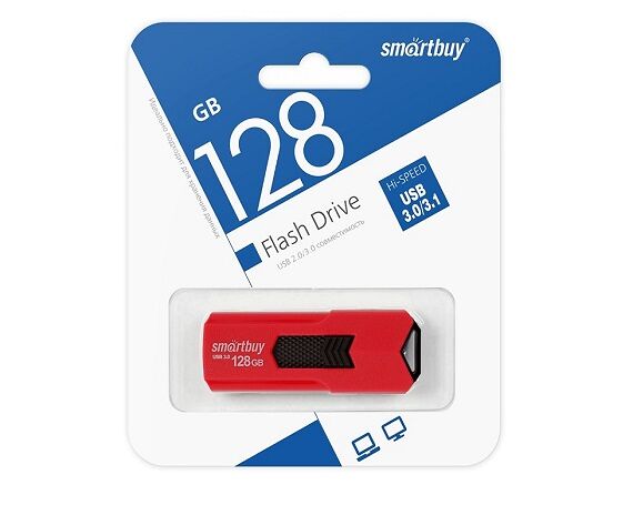 USB Flash 3.0 SmartBuy STREAM 128GB красный