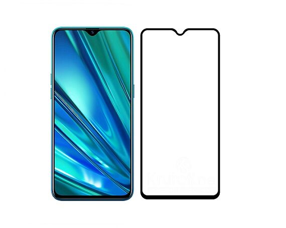 Защитное стекло Realme 5 Pro Full черное