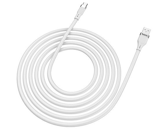 Кабель Hoco U72 Type-C - USB белый, 1,2м