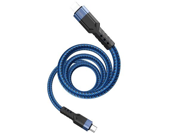 Кабель Hoco U110 Type-C - Lightning PD синий, 1,2м