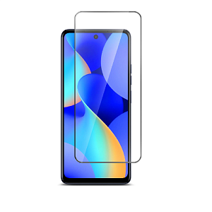 Защитное стекло Tecno Spark 10 Pro/Pova 5/Pova 5 Pro Full черное