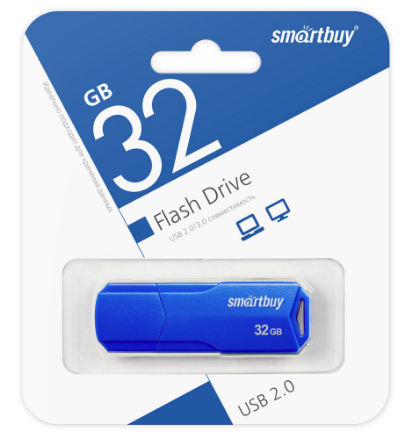 USB Flash SmartBuy CLUE 32GB синяя