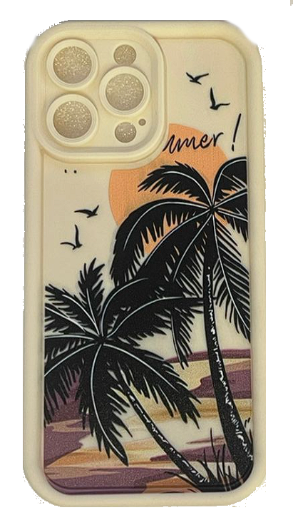 Чехол-накладка для iPhone 15 Summer бежевый