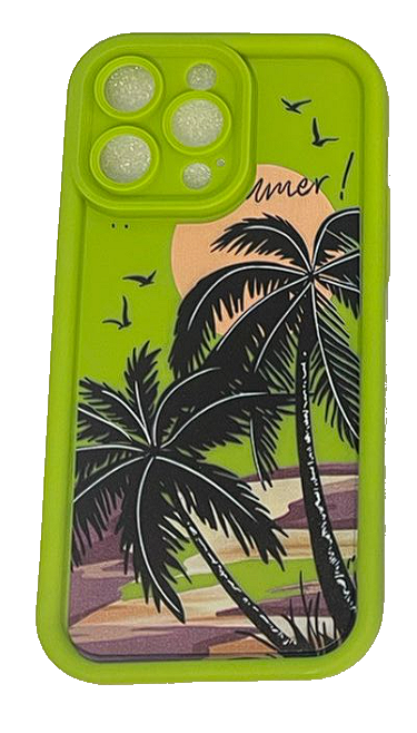Чехол-накладка для iPhone 15 Summer зеленый