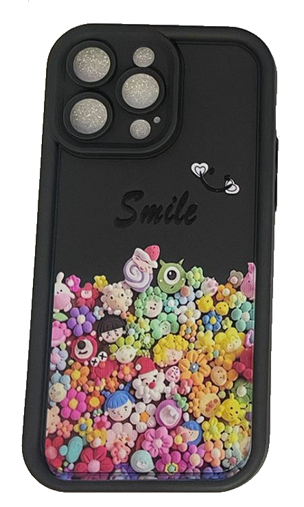Чехол-накладка для iPhone 13 Pro Smile черный