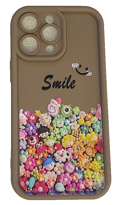 Чехол-накладка для iPhone 13 Pro Smile коричневый