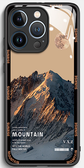 Чехол для iPhone 13 Pro Sunrise Mountain бежевый