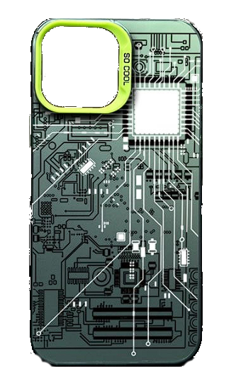 Чехол для iPhone 12 Pro Max So Cool плата зеленый