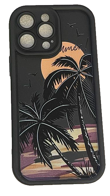 Чехол-накладка для iPhone 14 Summer черный