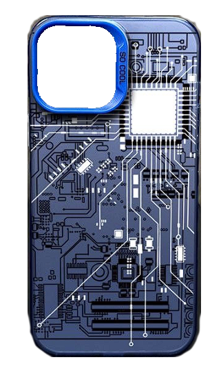 Чехол для iPhone 11 So Cool плата синий