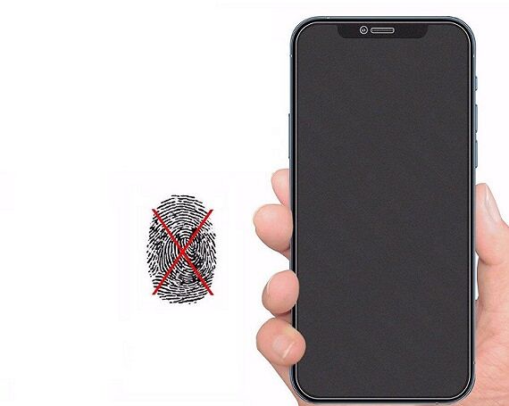 Защитное стекло iPhone 13 Pro Max/14 Pro Max Full матовое черное
