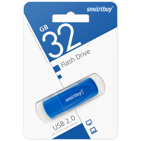 USB-Flash SmartBuy Scout 32GB синий