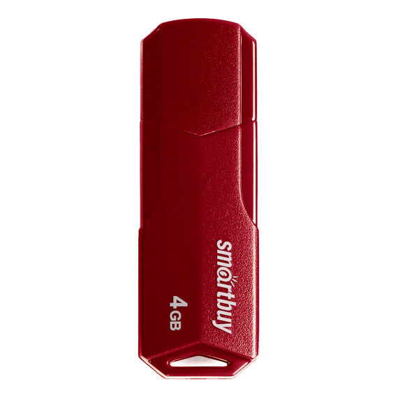 USB-Flash 4GB Smart Buy Clue Series бордовая
