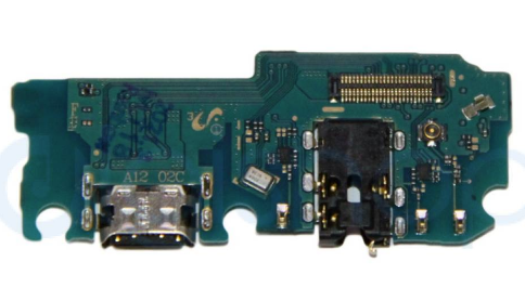 Шлейф Samsung A125F/M127F (A12/M12) на системный разъём/разъем гарнитуры/микрофон