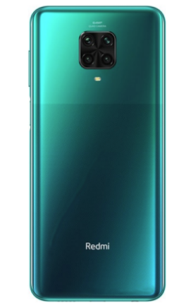 Задняя крышка для Xiaomi Redmi Note 9 Pro зеленая