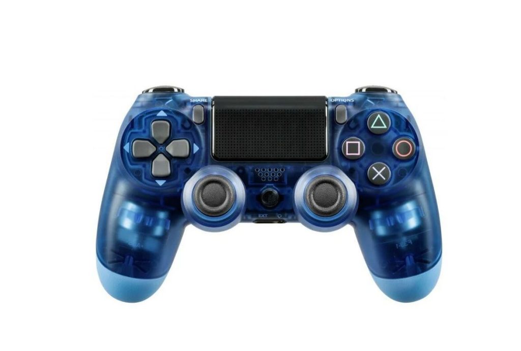 Геймпад/джой/джойстик Sony PS4 Dualshock 4 синий прозрачный