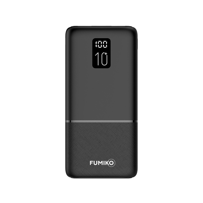 Внешний аккумулятор FUMIKO PB10 10000 мАч черный